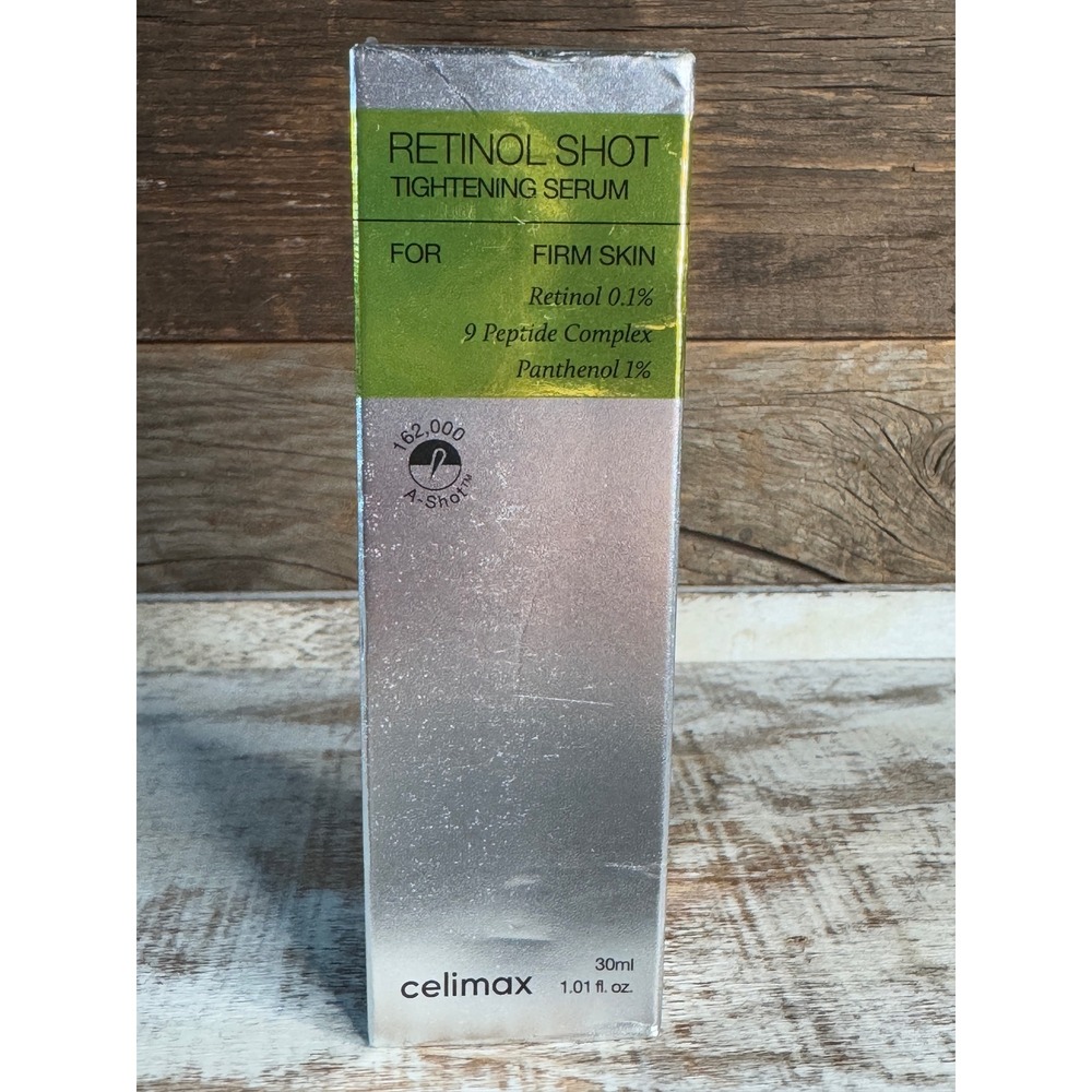 Celimax Retinol Shot Tightening Serum 9 Peptide Complex 30ml NIB Sealed MSRP $26